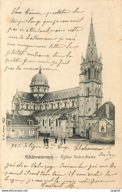 CPA Chateauroux Eglise Notre Dame