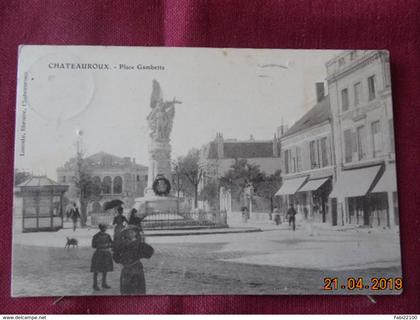 CPA - Châteauroux - Place Gambetta