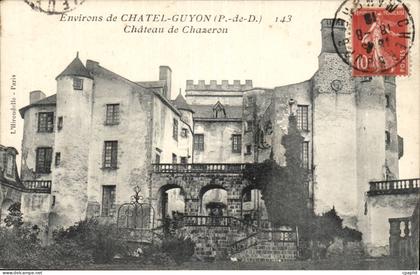 Puy de Dome- Chatel-Guyon- Chateau de Chazeron -CPA