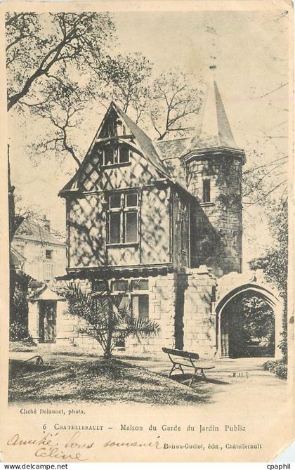 CPA Chatellerault Maison du Garde du Jardin Public