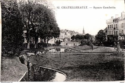 CPA Chatellerault Square Gambetta