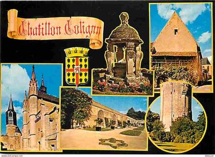 45 - Chatillon-Coligny - Multivues - Blasons - CPM - Voir Scans Recto-Verso