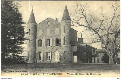 Carte Postale Ancienne de CHATILLON SUR CHALARONNE-vieux château de Bissieux