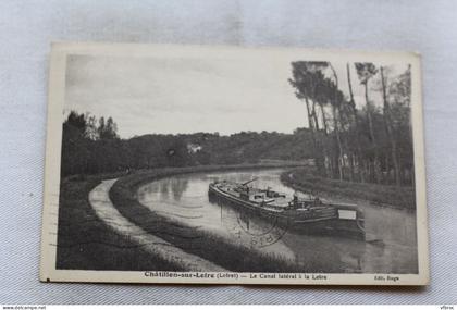 Chatillon sur Loire, le canal latéral à la Loire, péniches et bateliers, Loiret 45