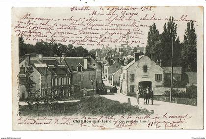 CPA-Carte Postale France-Chatillon sur Loire- Vue prise du canal 1903  VM28340