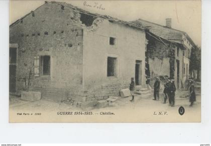 GUERRE 1914-18 - CHATILLON SUR MARNE