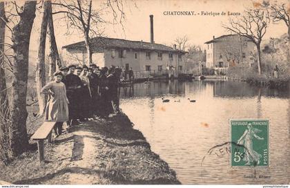 Département 38 - ISERE - CHATONNAY - Fabrique de lacets  - (FR38-C3)
