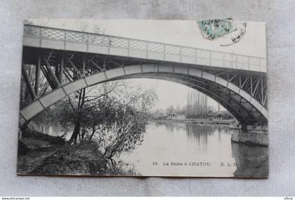 la Seine à Chatou, Yvelines 78
