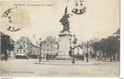 Chaumont - Le Monument de la Défense