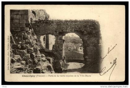 86 Chauvigny chateau ruine D86D K86070K C86070C RH074157