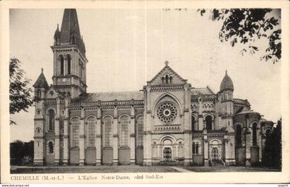 CPA Chemille M et L l Eglise Notre Dame