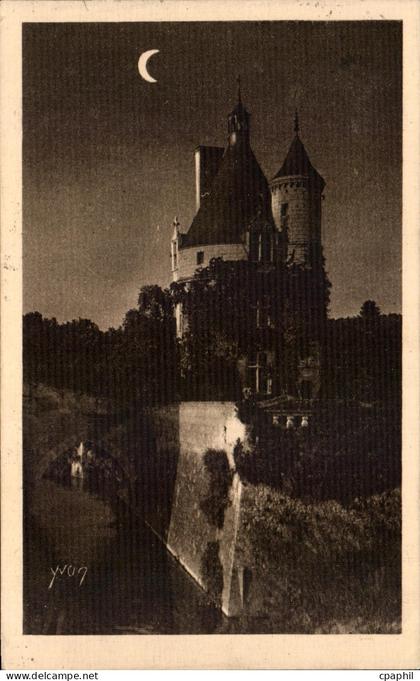CPA Chenonceaux Clair de Lune