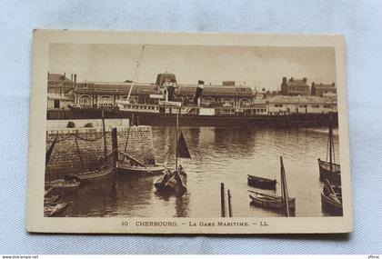 Cherbourg, la gare Maritime, Manche 50