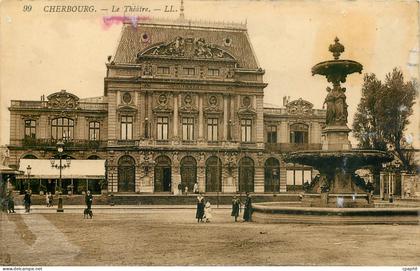 CPA Cherbourg Le Theatre