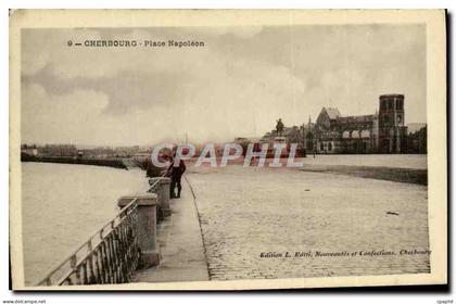 CPA Cherbourg Place Napoieon