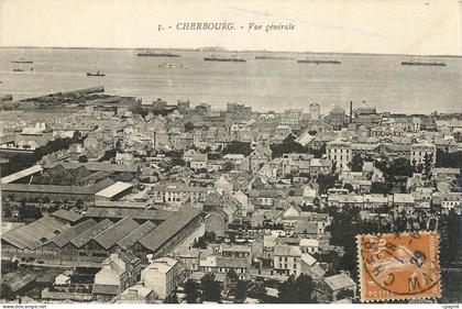 CPA Cherbourg Vue generale