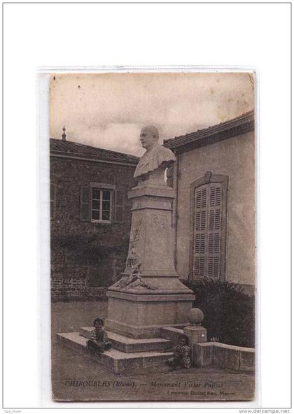 69 CHIROUBLES Monument Victor Puillat, animée, ed Lemonon, 192?