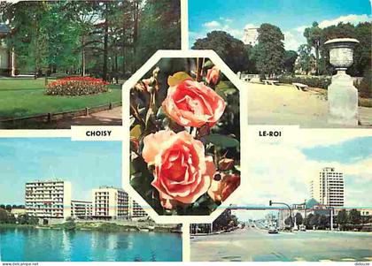 Carte Postale - 94 - Choisy le Roi - Multivues - Automobiles - Fleurs - Flamme Postale de Choisy le Roi - CPM - Voir Sca