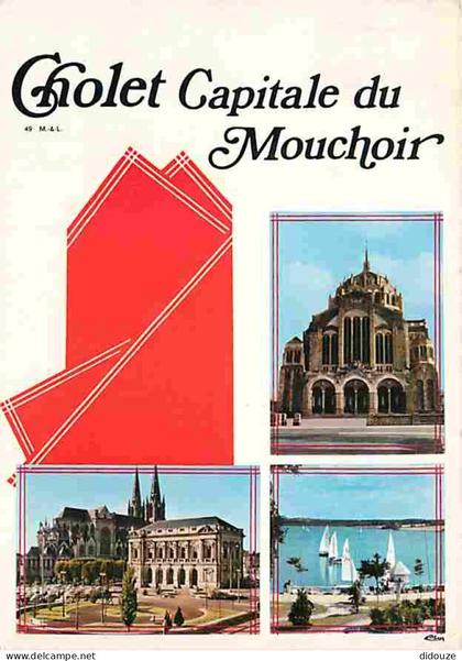 Carte Postale - 49 - Cholet - Capitale du Mouchoir - Multivues - Flamme Postale de Cholet - CPM - Voir Scans Recto-Verso