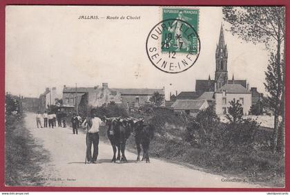 CPA 49 - JALLAIS - Route de Cholet - 1912