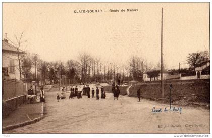CLAYE-SOUILLY ROUTE DE MEAUX CARTE TOILE ANIMEE