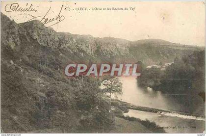 CPA Clecy l'orne et les rochers dy Vey