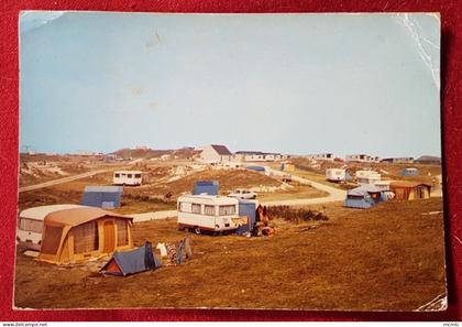 CPM abîmée  - Cléder -(Nord Finistère ) Le Camping