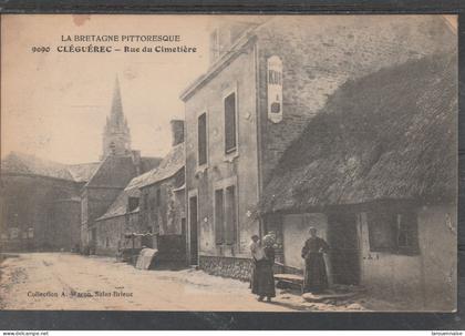 56 - CLEGUEREC - Rue du Cimetière