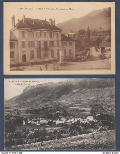 CLELLES - 2 cartes