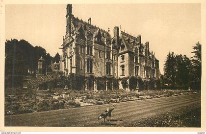 CPA Parc Zoologique de Cleres (Seine-Inf) Facade Sud et Jardin