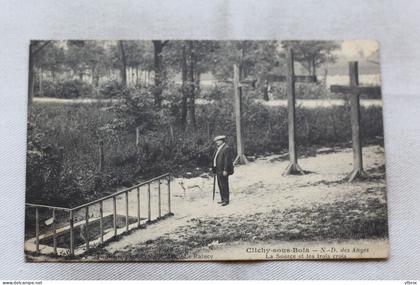 AA864, Clichy sous Bois, Notre Dame des Anges, la source et les trois croix, Seine saint Denis 93