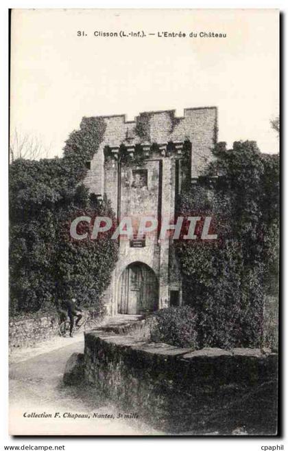 Clisson CPA L'entree du chateau