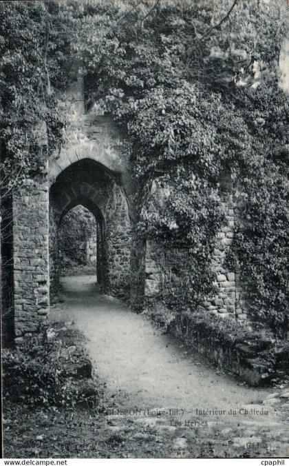 CPA Clisson Interieur du Chateau Les herses