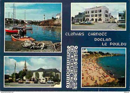 Carte Postale - 29 - Clohars-Carnoet - Doelan - Le Pouldu - Multivues - Automobiles - Voir Scans Recto Verso
