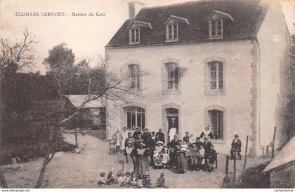 CLOHARS CARNOET - Retour du café