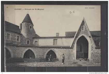 71 - Cluny - Prieuré de St-Mayeul - animée