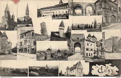 Cluny - 1906 - Souvenir de Cluny - CPA