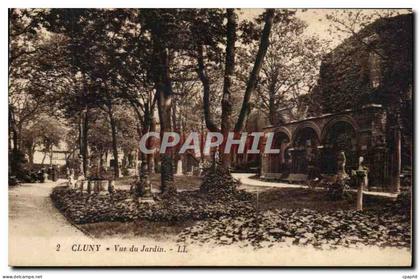 Cluny - Vue du Jardin CPA