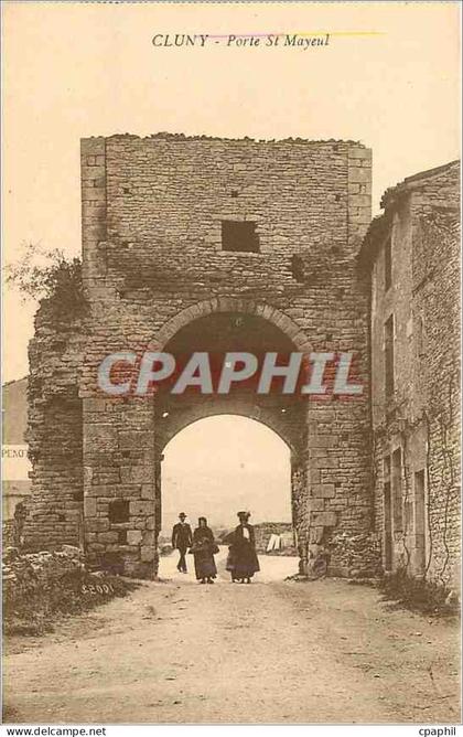 CPA Cluny Porte St Mayeul