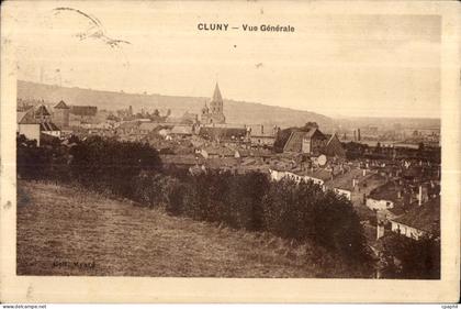 CPA Cluny Vue generale