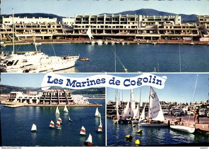 CPSM La Cote D'Azur Varoise Les Marines de Cogolin Var La Galiote La Brigantine L'Ecole de Voile