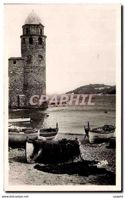 CPM Collioure Le Clocher Bateau de peche