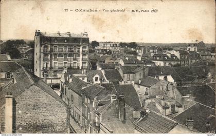 CPA Colombes Vue Generale