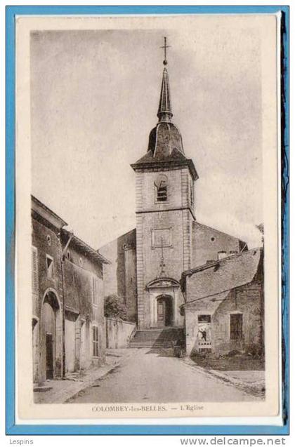 54 - COLOMBEY les BELLES --  L'Eglise