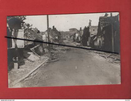 Carte photo Allemande  - Combles