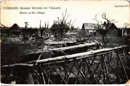 CPA Combles Ruines du village (1498746)