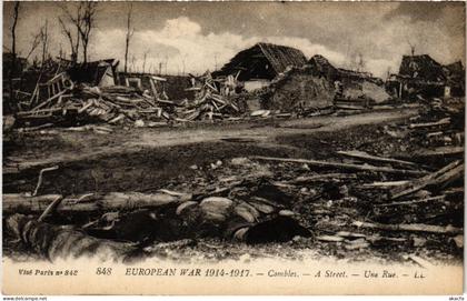 CPA Combles une rue (1498868)