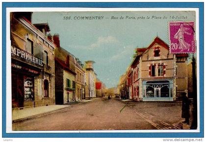 03 - COMMENTRY --  Rue de Paris ,prés....
