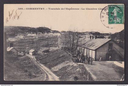 FRANCE, Postcard RPPC, Commentry, Les Cours et le Cercle