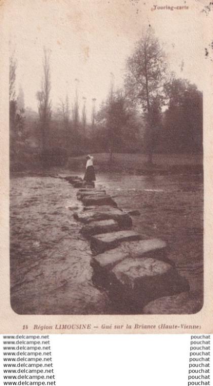 L21-87) CONDAT SUR VIENNE - LA BRIANCE - LE GUE A CHAMBON - JOVE - ( 2 SCANS )